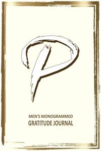 P Men's Monogrammed Gratitude Journal