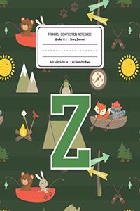 Primary Composition Notebook Grades K-2 Story Journal Z