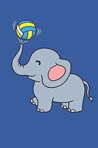 Elephant Playing Volleyball