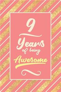 9th Birthday Journal