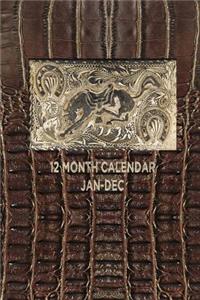 12 Month Calendar Jan - Dec