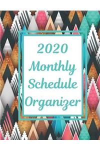 2020 Monthly Schedule Organizer