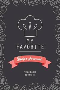 My Favorite Recipe Journal