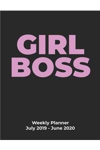 Girl Boss Weekly Planner July 2019 - June 2020