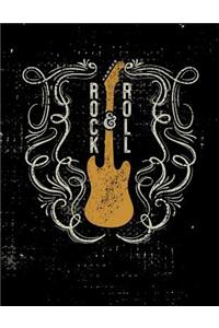 Blank Guitar Tablature Notebook