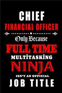 Chief Financial Officer-Only Because Full Time Multitasking Ninja Isn't An Official Job Title