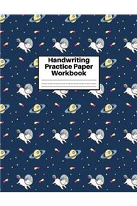 Handwriting Practice Paper Workbook