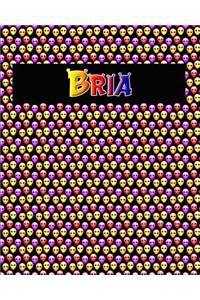 120 Page Handwriting Practice Book with Colorful Alien Cover Bria