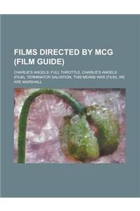 Films Directed by McG (Study Guide)