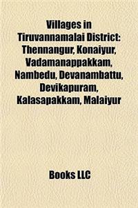 Villages in Tiruvannamalai District
