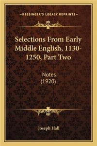 Selections from Early Middle English, 1130-1250, Part Two