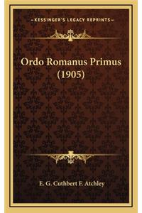 Ordo Romanus Primus (1905)