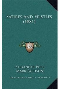Satires And Epistles (1881)