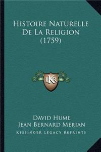 Histoire Naturelle De La Religion (1759)