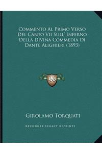 Commento Al Primo Verso Del Canto Vii Sull' Inferno Della Divina Commedia Di Dante Alighieri (1893)