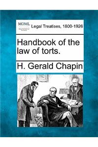 Handbook of the law of torts.