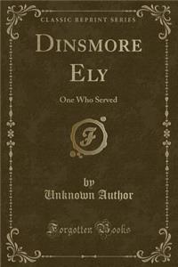 Dinsmore Ely