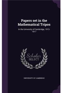 Papers set in the Mathematical Tripos