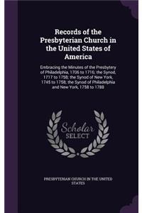Records of the Presbyterian Church in the United States of America