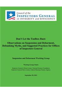 Don't Let the Toolbox Rust