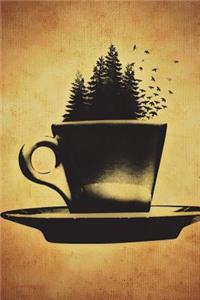 Cool Illustration Journal #2: Cup of Coffee (Lined Pages): 200 Page Journal