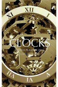 Clocks Weekly Planner 2016