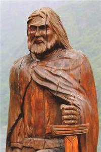 Wooden Viking Statue in Gudvangen Fjord Norway Journal