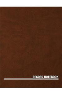 Record Notebook