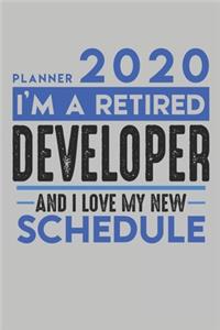 Weekly Planner 2020 - 2021 for retired DEVELOPER