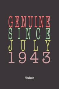 Genuine Since July 1943