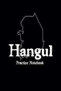 Korean Hangul Practice Notebook