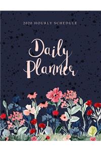 2020 Daily Planner with Hourly Schedule: To Do List Planner Notebook - Checklist Journal - Appointment Book - Minimalist Notebook - Goals Journal