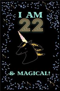 Unicorn I Am22 Notebook Birthday Gift