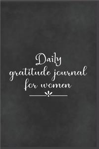 Daily Gratitude Journal For Women