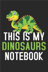 This Is My Dinosaurs Notebook