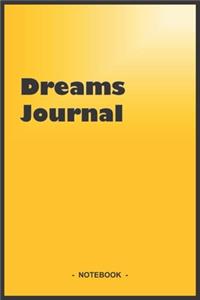Dreams Journal - To draw and note down your dreams memories, emotions and interpretations
