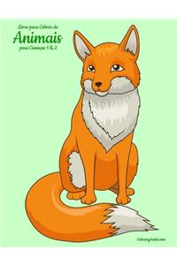 Livro para Colorir de Animais para Crianças 1 & 2