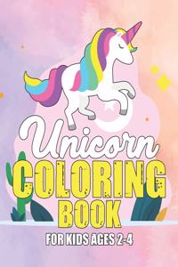 Unicorn Coloring Book for Kids Ages 2-4