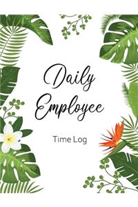 Daily Employee Time Log