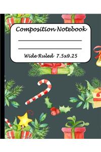 Wide Ruled Composition Notebook
