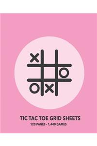 Tic Tac Toe Grid Sheets