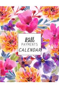 Bill Payments Calendar