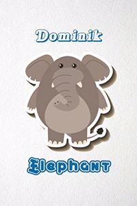 Dominik Elephant A5 Lined Notebook 110 Pages