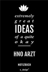 Notizbuch für HNO Ärzte / HNO Arzt / HNO Ärztin
