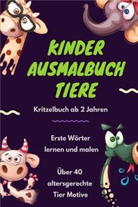 Kinder Ausmalbuch Tiere