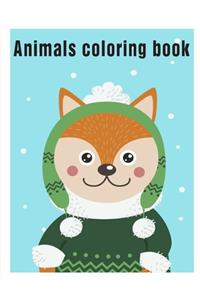 Animals coloring book
