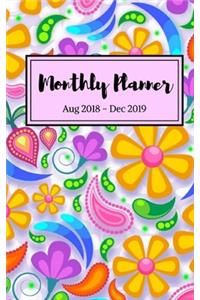 Monthly Planner 2018-2019