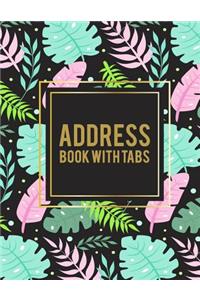 Address Book with Tabs