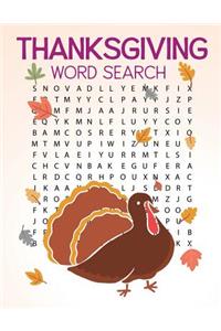 Thanksgiving Word Search