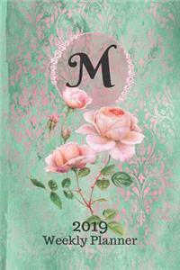 Letter M Personalized 2019 Plan on It Weekly Planner